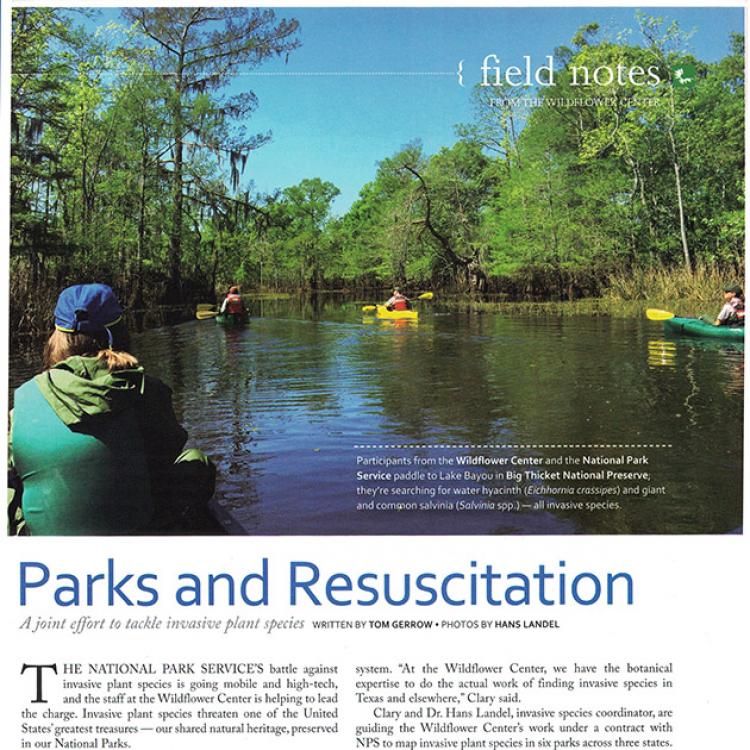 Parks and Resuscitation article
